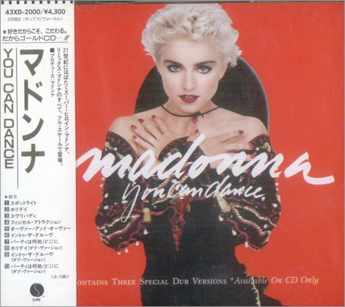 MADONNA YOU CAN DANCE   【ゴールドCD】マドンナ Madonna You Can Dance - Gold Edition Japanese CD album (CDLP